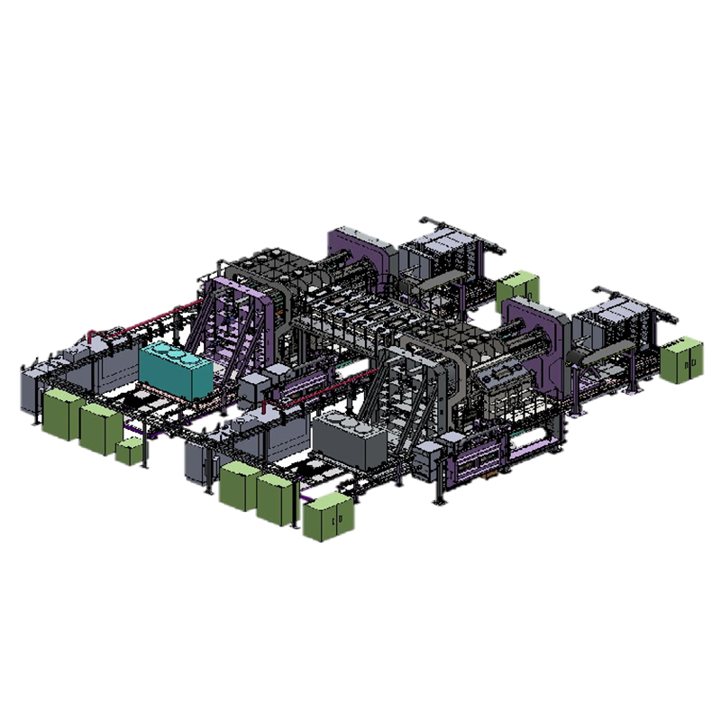 Vákuum Roll to Roll obojstranné rozprašovanie a odparenie E/B Kombinované SYSTERM) (schopné obojstranného pokovovania medi a hliníka)